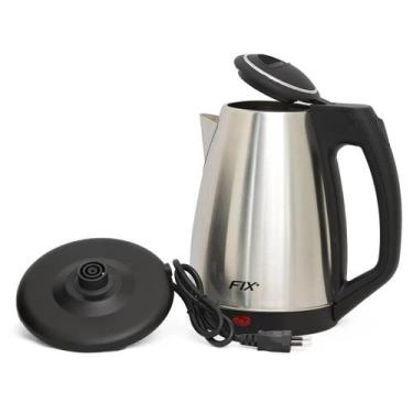 Imagem de Jarra Elétrica Aço Inox 1.8 Litros Chá E Café - FIX, 110V