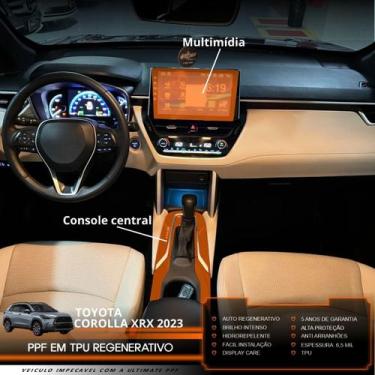 Imagem de PPF Console Central Multimídia Corolla Cross XRX Hybrid 23 - Ultimate 