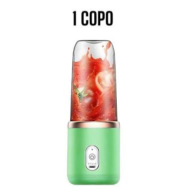Imagem de Espremedor Elétrico Mini Liquidificador Portátil Suco Alimento Mistura