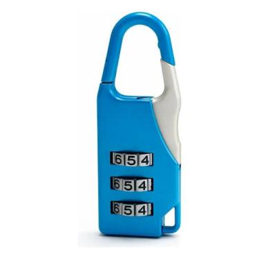 Imagem de Cadeado com Senha Portátil Compacto para Mala Mochila e Uso Diário Seg