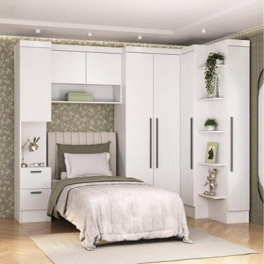 Imagem de Quarto Completo Viena 7 Portas 4 Gavetas 5 Peças - Espresso Móveis