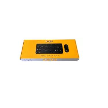 Imagem de Kit Teclado E Mouse Sem Fio Com Teclas Redondas 585 Bright