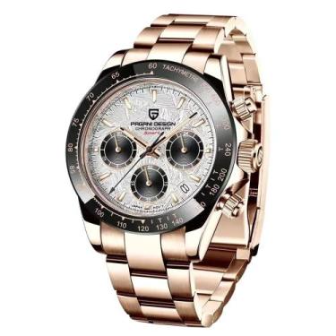 Imagem de Relógio Masculino PAGANI DESIGN Ouro Rosa Prova DÁgua