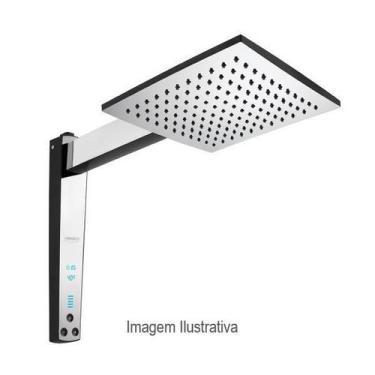 Imagem de Chuveiro Acqua Century Digital Pretro/Cromado Lorenzetti 220/7500V 751