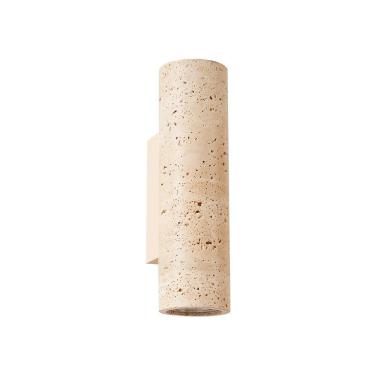 Imagem de Arandela Tivo Tub 90011 30cm 2xGU10 Mármore Travertino Bege Bivolt Nordecor Iluminação