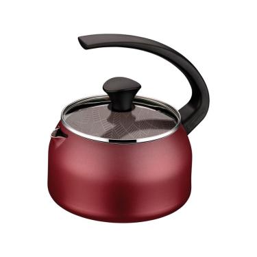 Imagem de Chaleira Starflon Max para Chá e Café em Alumínio Antiaderente 1,9L Vermelho Tramontina