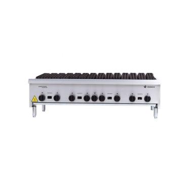 Imagem de Chapa Bifeteira a Gás CGG120 para Lanches e Grelhados em Aço Inoxidável 122cm Metalúrgica Venâncio