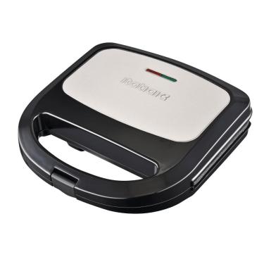 Imagem de Sanduicheira e Grill Itatiaia SDESS1004 Inox Preto 750W com Trava de Segurança e Luz Indicadora 110V