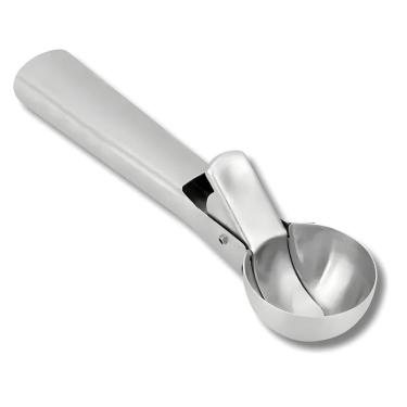 Imagem de Colher de Sorvete com Ejetor UD190109 para Servir Bolas em Aço Inox com Mecanismo Prático para Cozinha Inox Uni Home