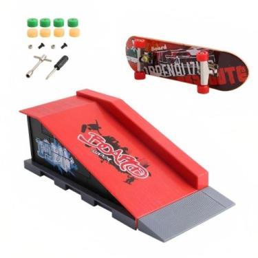 Imagem de Skate De Dedo Pista Com Rampa De Manobras Extremo E Radical 50929 Toyn