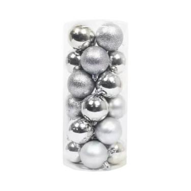 Imagem de 24PCS Ornamentos De Natal Inquebráveis Para Decoração De Árvore De Nat