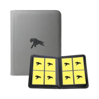 Imagem de Fichário De Cartas Colecionáveis Com 160 Cartas, 4 Bolsos, Abertura La