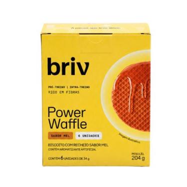 Imagem de Briv Power Waffle Mel 6X34G