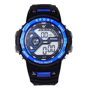 Imagem de Relógio Masculino Digital Tela Led Indicador Grande Design Esportivo Moda Casual (C5)
