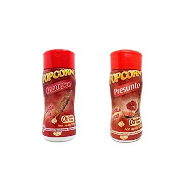 Imagem de Temperos P/ Pipoca Popcorn Cx 24 Frascos. 12 Churrasco - 12 Presunto