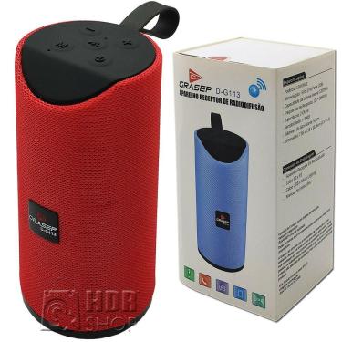 Imagem de Caixa de Som Bluetooth Portátil USB, Micro SD, FM, Com Alça - D-G113