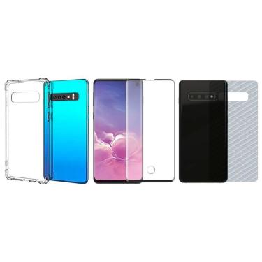 Imagem de Capinha Antichoque + Vidro 5D + Traseira Para Samsung S10