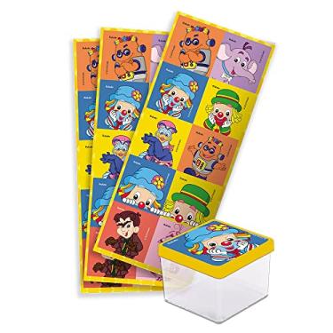 Imagem de Adesivo Quadrado para Lembrancinha Patati Patatá - 30 Un.