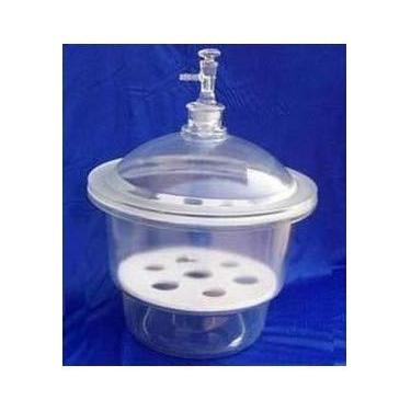 Imagem de GOWE Vidro aspirador de pó dessecador de pote de laboratório dessicator secador, 8", 210 mm