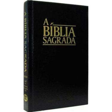 Imagem de Bíblia Sagrada Fina Acf | Letra Grande | Capa Dura | Preta - Sbtb