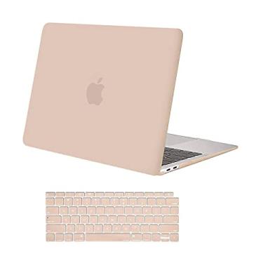 Imagem de MOSISO Capa compatível com MacBook Air de 13 polegadas 2022 2021 2020 2019 2018 versão A2337 M1 A2179 A1932 Touch ID, capa rígida de plástico e capa de teclado para MacBook Air de 13,3 polegadas,