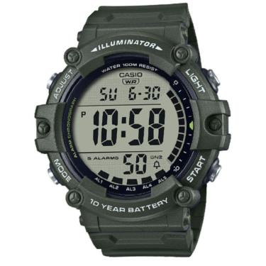 Imagem de Relógio Casio `Bateria 10 Anos - Verde` AE-1500WHX-3AVDF