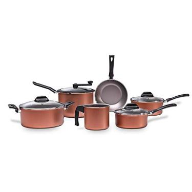 Imagem de Jogo de Panelas Clove, 6Pcs com Pipoqueira, BRINOX REVESTIDOS, Cobre