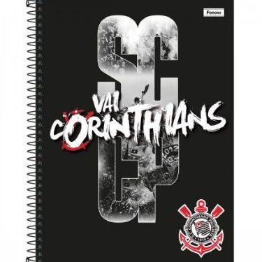 Imagem de Caderno C/D 10 Materias Corinthians 160 Folhas Foroni