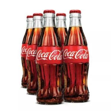 Imagem de Kit 6 Unidades Coca Cola Garrafa Vidro 250Ml