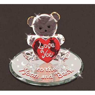 Imagem de Urso Barão de Vidro "Love You to the Moon and Back"