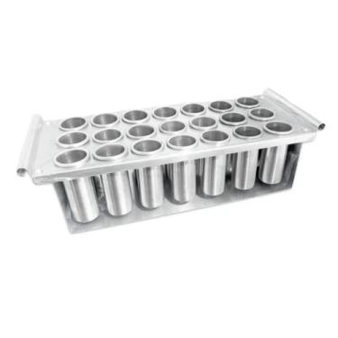 Imagem de Picoleteira Em Alumínio C/ 21 Cavidades Para Fazer Picolé