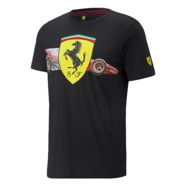 Imagem de Camiseta Puma Scuderia Ferrari Shield Masculina