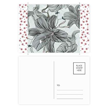 Imagem de Cartão postal Bênção Cartão postal Bênção Flor de Natal Flor Arte Desenho Lírio