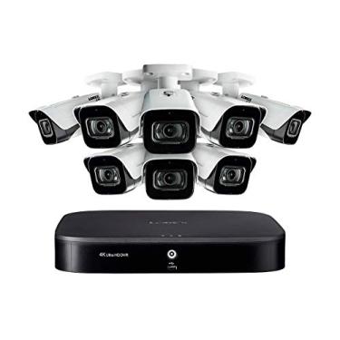 Imagem de Sistema de segurança Lorex 4KMPX88 MPX w / D841A81B 4K 1TB 8 Canal DVR e 8 4K 8MP C861MB Áudio Bala Câmeras