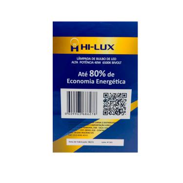 Imagem de Kit C/12 Lampada Bulbo De Led Alta Potencia 40W 6500K E27 Br