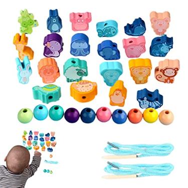 Brinquedos Montessori infantis para meninos e meninas de 2,3 anos,  brinquedos educativos de forma de madeira com legumes & blocos de animais  de fazenda, jogo de habilidades motoras finas, presente ideal para