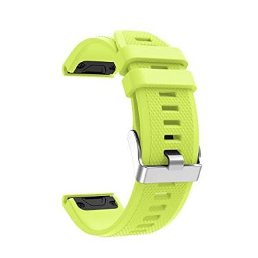 Imagem de NRYCR 20 22 26mm Quickfit Watch Strap Para Garmin Fenix 7 7X 7S 5S 5 5X Plus 6S 6 6X Pro 3HR Pulseira Silicone Easyfit SmartWatch (Cor: D, Tamanho: 26mm Fenix 5X 6X Pro)