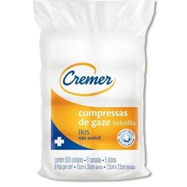 Imagem de Compressa De Gaze 7,5X7,5 Com 500 09F Iris
