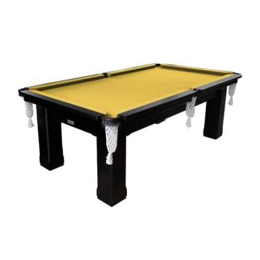 Mesa de Snooker jantar estilo americano (com gaveta) 2,0m x 1,30m + Tampão  2,10 x 1,40 Bilhar Paulista