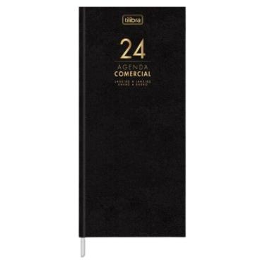 Imagem de Agenda Comercial 2024 Costurada Dia Expediente Por Horário