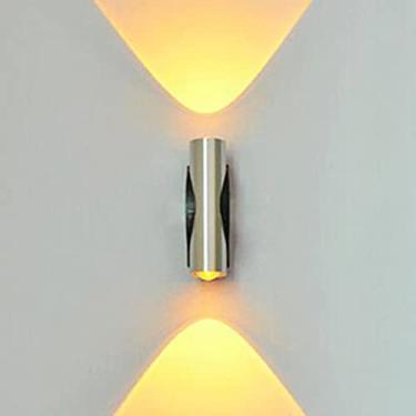 Imagem de Luminária de parede LEDs Iluminação dupla-face 176-265V Arandelas de parede interna Arandelas de alumínio Externas Luminárias para escadas do quarto Sala de estar do corredor Decoração da casa