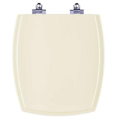 Imagem de Assento Sanitário Laqueado Soft Close Anturius Bege Claro para vaso Luzarte