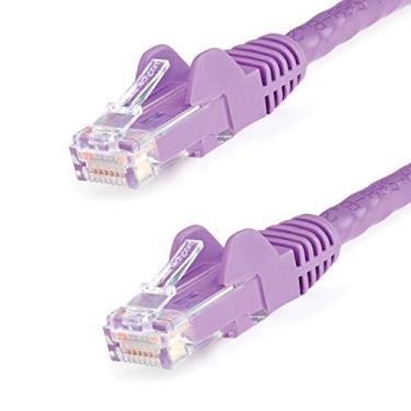 Imagem de StarTech. Com Cabo Ethernet CAT6 de 2,7 m - Roxo CAT 6 Gigabit Ethernet Wire -650MHz 100W PoE RJ45 UTP Network/Patch Cord Snagless w/Strain Relief Fluke Tested/Fiação é UL Certified/TIA (N6PATCH9PL)