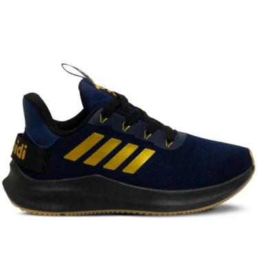 Imagem de Tênis Infantil Esportivo Nº 28 ao 36 Moda Escolar Menino 11.102 (Azul Marinho, BR, Criança de 4 a 8 anos, Numérico, 31)