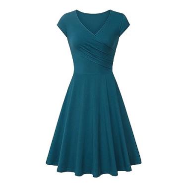 Imagem de Vestido feminino mais recente 2023 Plus Size para convidada de casamento manga comprida vestidos de baile vestidos de baile vestidos vestidos para, Azul marino, 4G
