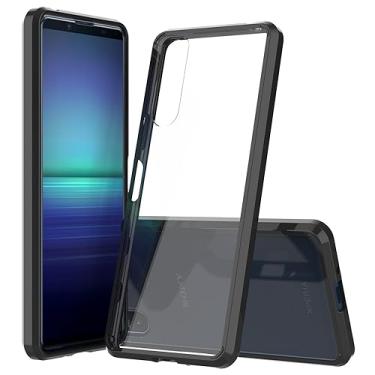 Imagem de ZIRIA Capa de telefone transparente compatível com Asus Zenfone3 ZE520KL, capa de telefone transparente de corpo inteiro de choque resistente, capa fina transparente com absorção de arranhões (cor: preto)