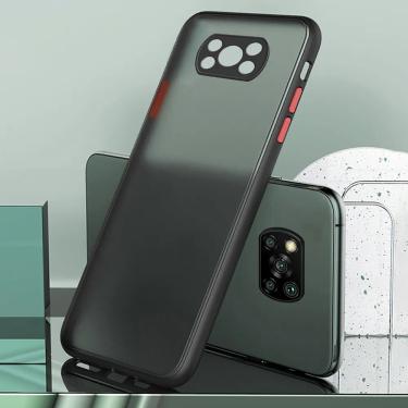 Imagem de Capa de telefone de silicone antichoque  capa traseira dura  pára-choques fosco  Poco X3 Pro Nfs 3