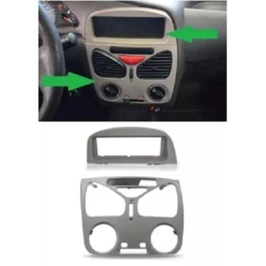 Imagem de Moldura Painel S/Ar Rádio S/Furo Relógio Palio Siena 2003/.