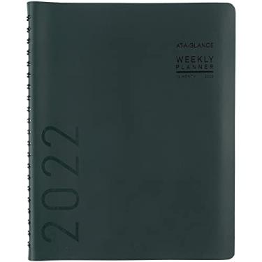 Imagem de Agenda semanal e mensal 2022 da AT-A-GLANCE, 20,6 x 27,9 cm, grande, contemporânea, floresta (70940 x 61)