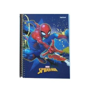 Imagem de Caderno Universitário Jandaia Spider-Man 1 Matéria 80 Folhas - Diversa
